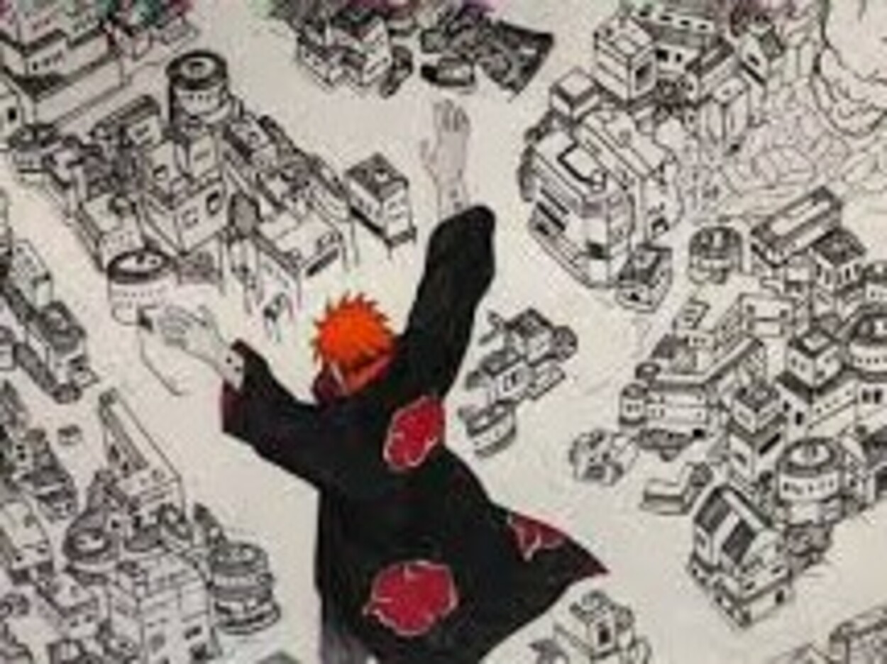 The world shall know Pain- Panel from Naruto manga.