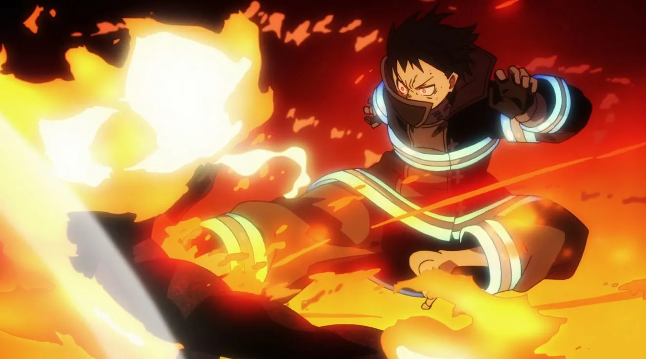 Drastic flames from Fire Force