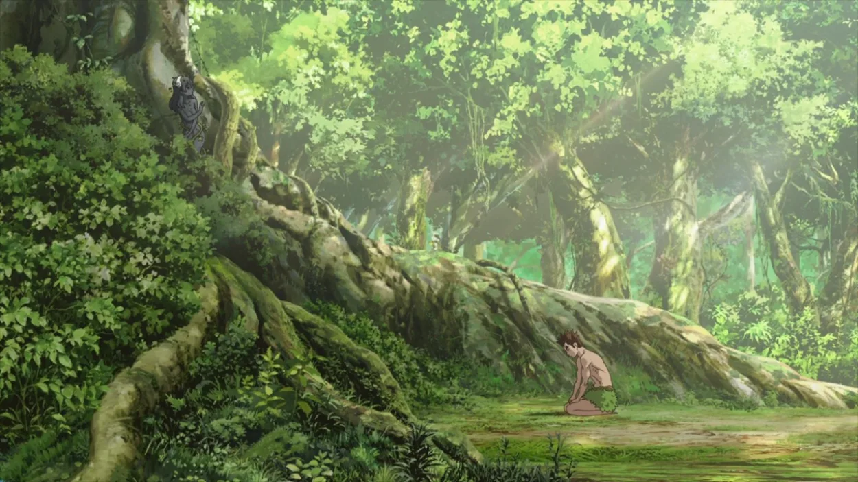 The scenery of Dr. stone