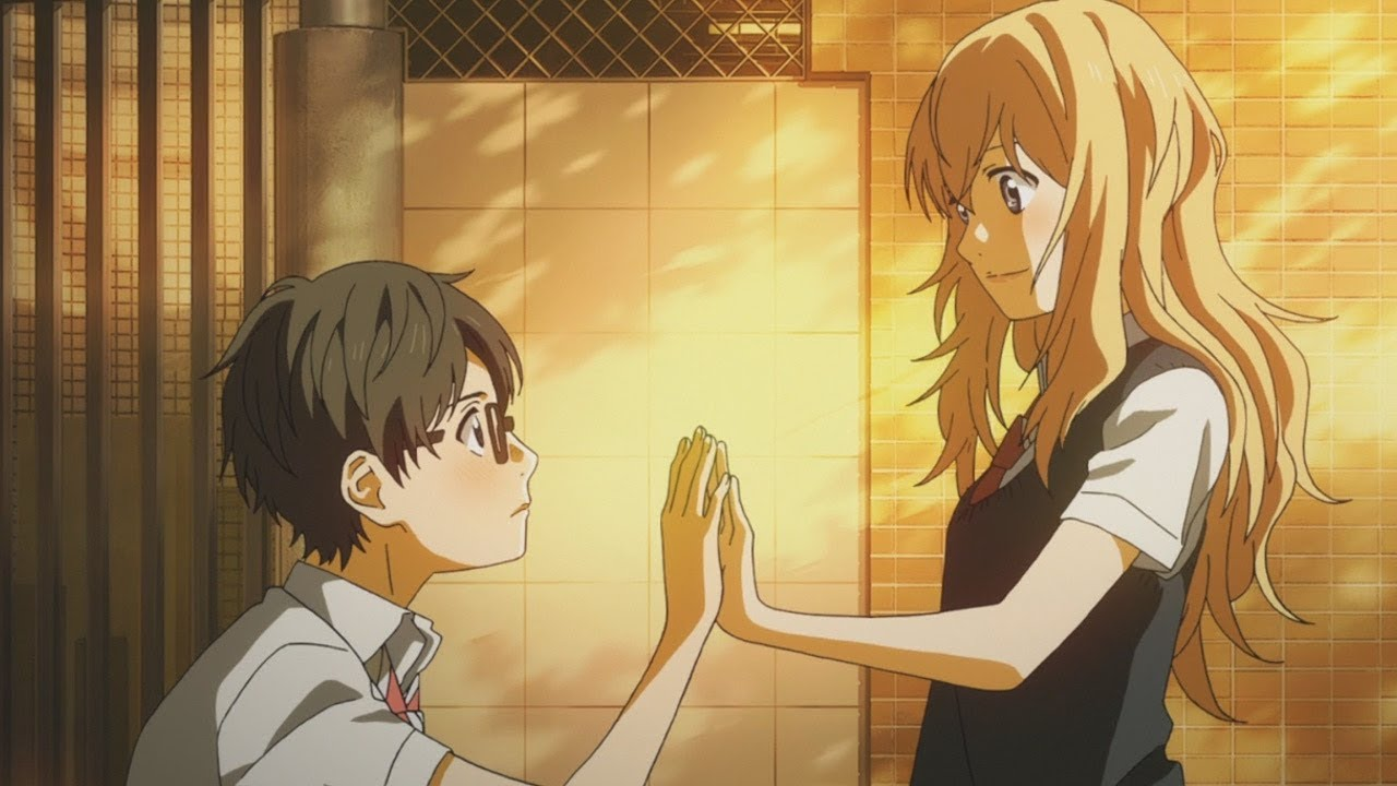 A scene from " your lie in April"