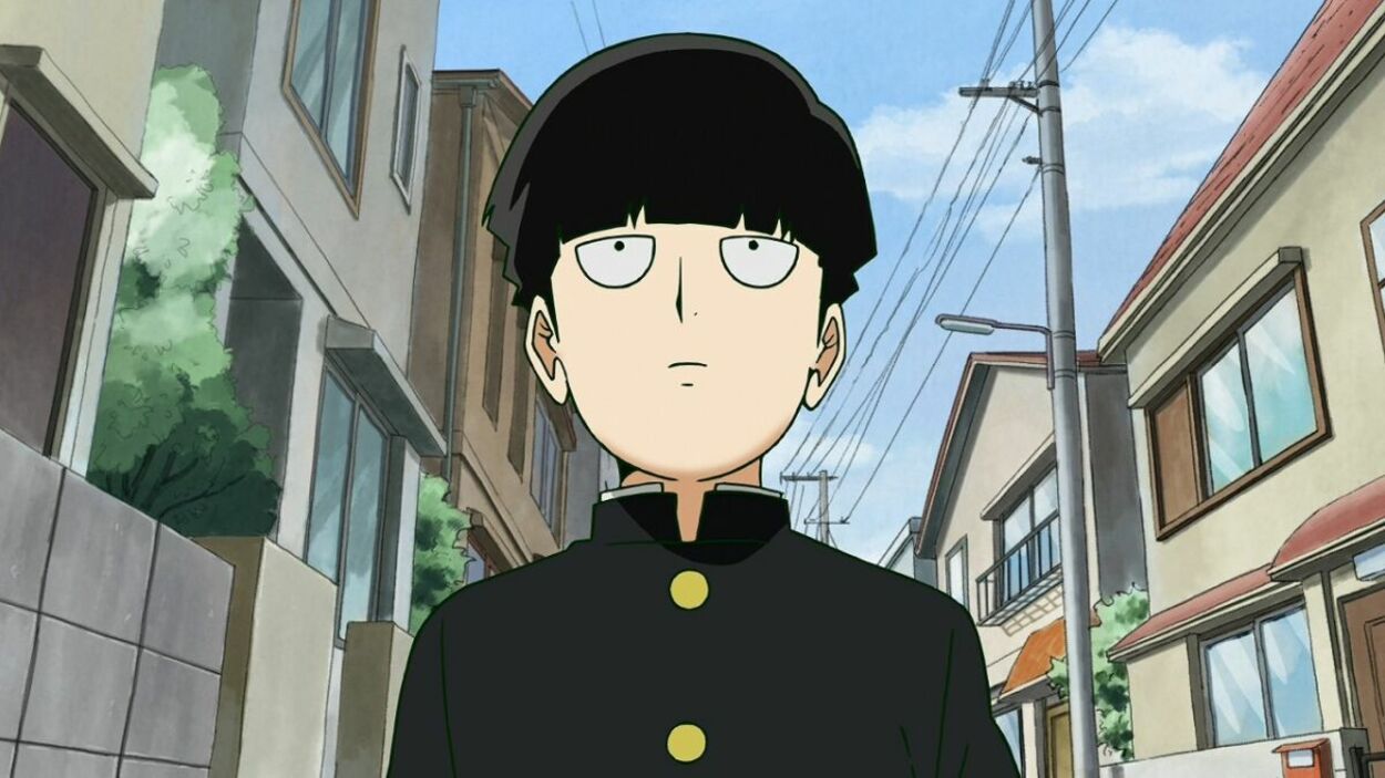 Mob standing and glancing in distance