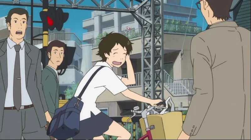 A scene from The Girl Who Leapt Through Time 