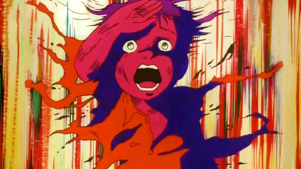 Barefoot Gen's character shows sad emotions