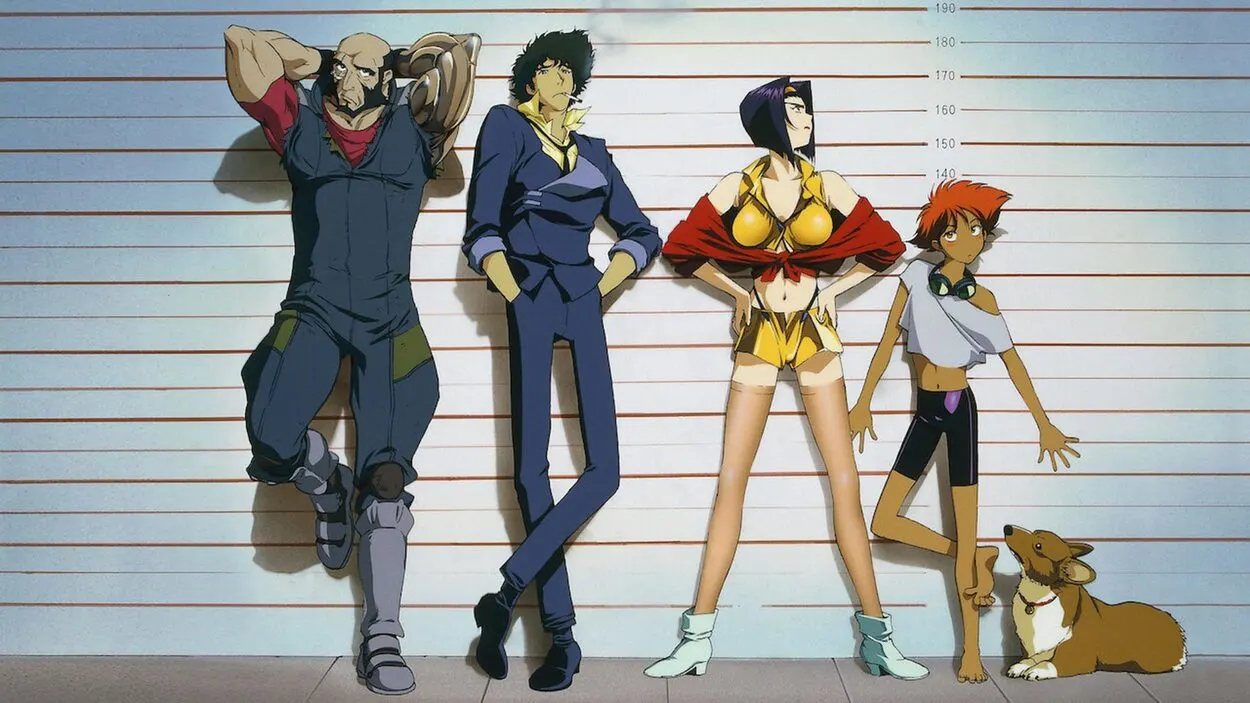 Cowboy Bebop is mostly a drama, but it is also about a group of misfits, gamblers, and bounty hunters, therefore there will occasionally be crass humor.