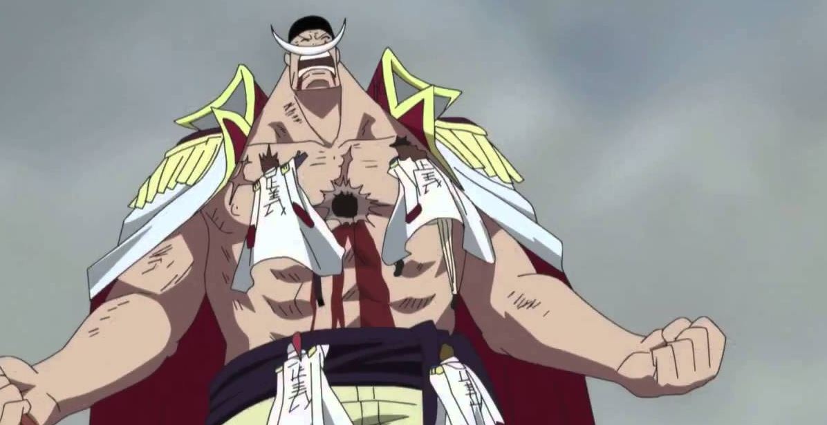Edward Newgate from One Piece shouting his name