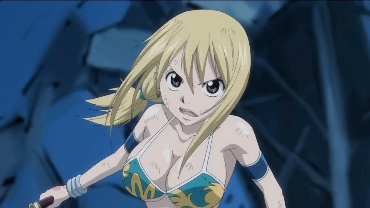 Lucy Heartfilia, the lead character from Fairy tail