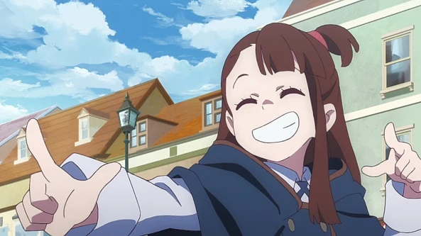 Akko is the main protagonist of the Little Witch Academia.