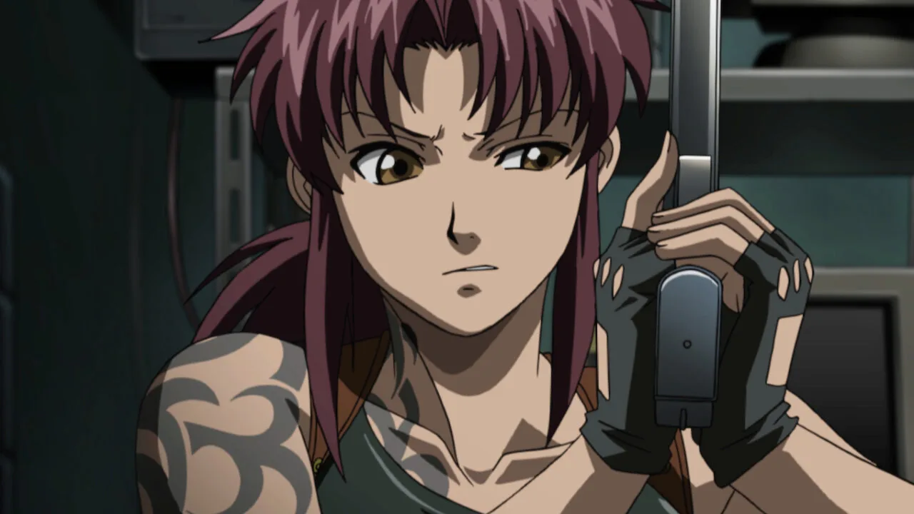 Rebecca is a hot-headed assassin in Black Lagoon.