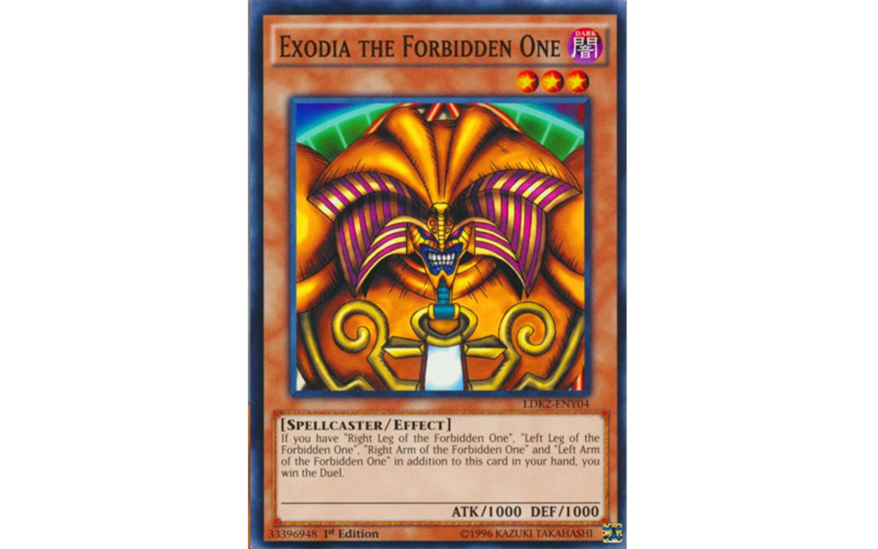 Exodia The Forbidden One Card 