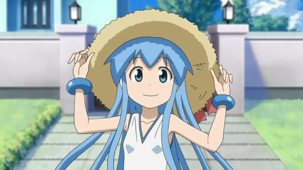 Ika Musume is a part-time squid girl who lives in the sea and has terrible squid-like abilities. 