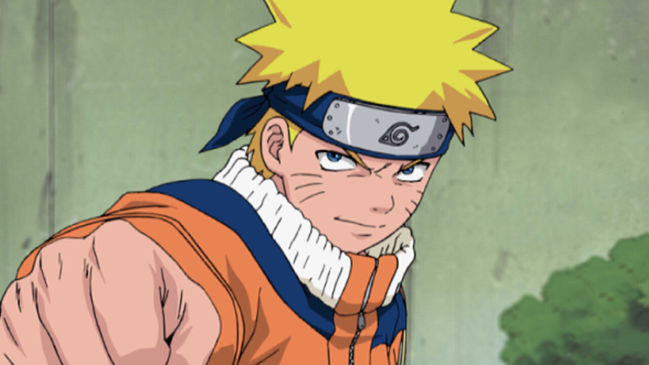 Naruto starts off as a happy orphan who is hated by everyone. He lacks ninjutsu training and is academically very poor. 