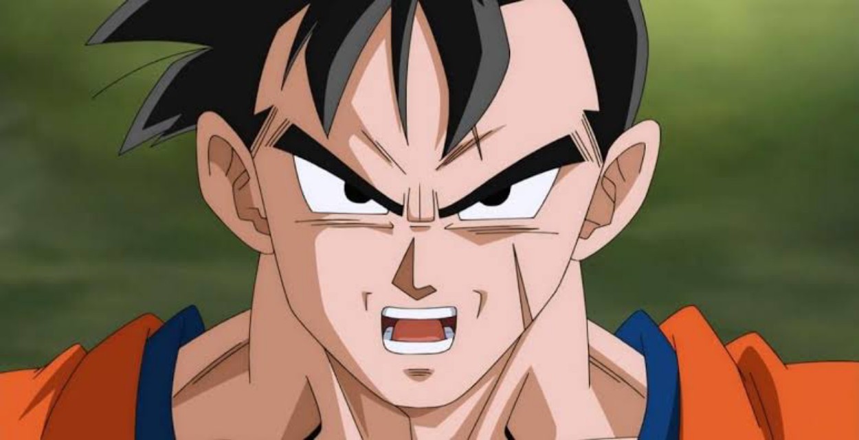 Gohan, unlike his father, is not naturally a warrior  and he only gets into battle when the lives of his loved ones are at risk. 