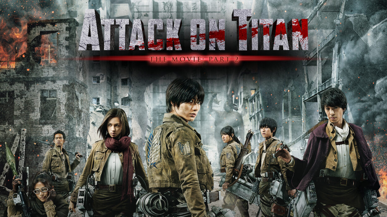 The poster of AOT Live Action