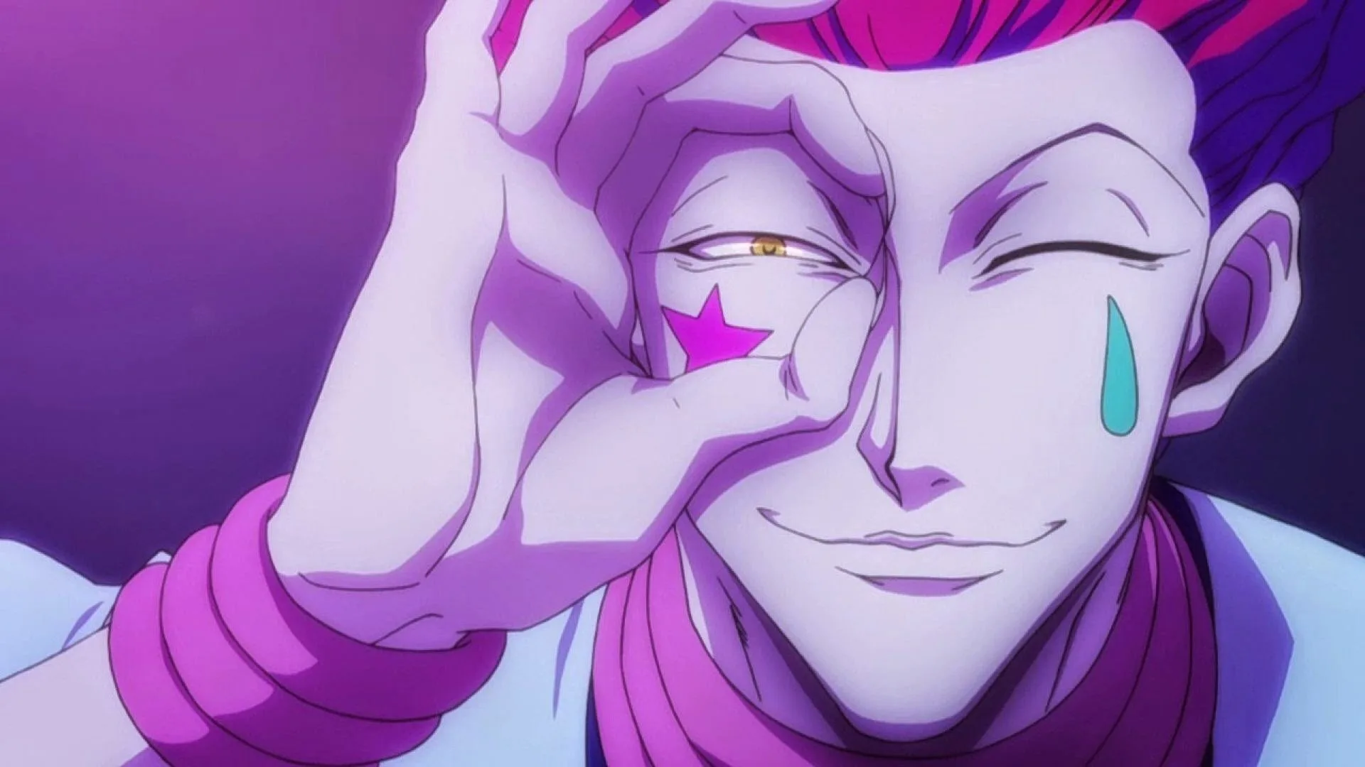 Hisoka has Nen skills that might confuse and deceive his adversaries. 