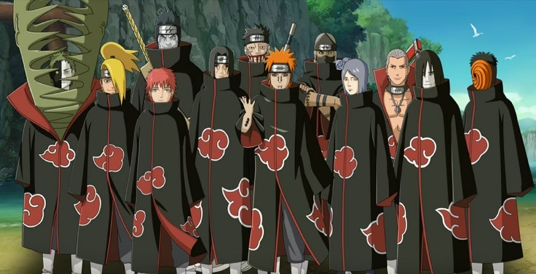 In Naruto, Akatsuki emerged as the main criminal organization. 