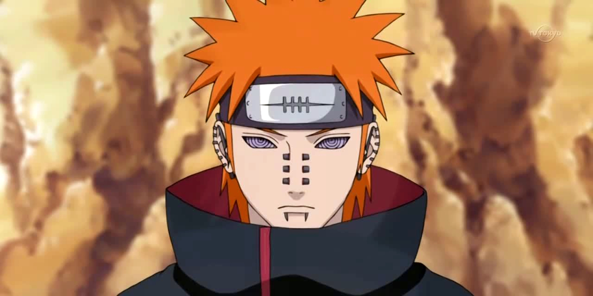 With only one assault, Tendo Pain destroyed more than half of the Hidden Leaf. 