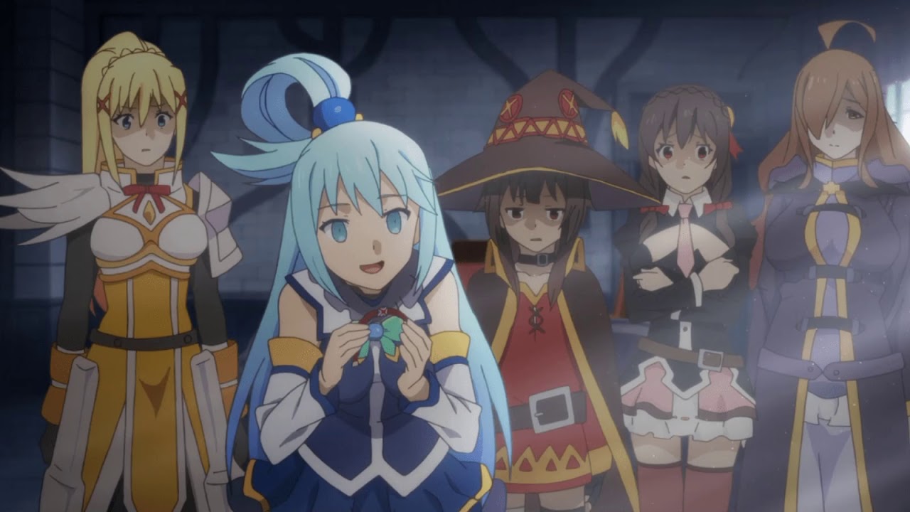 KonoSuba is PG-14 and not suitable for kids.